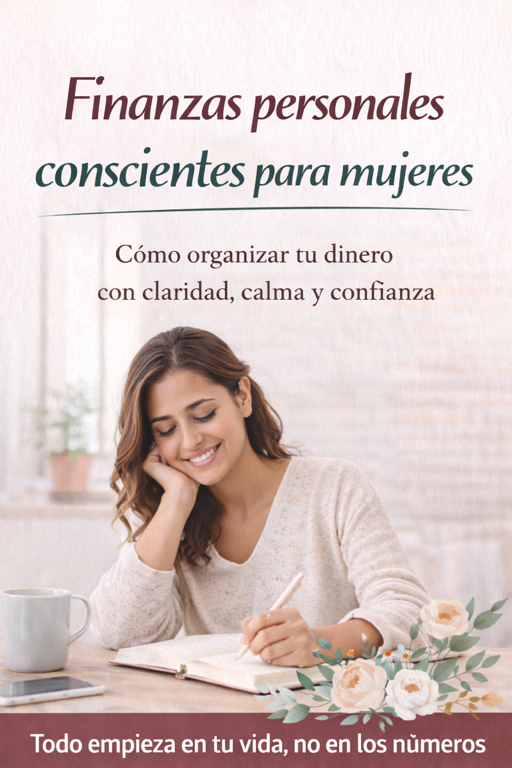 Ebook Finanzas personales conscientes para mujeres con planner y retos